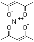 structure of CAS# 3264-82-2, Nickel acetylacetonate