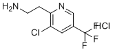 structure of CAS# 326816-37-9, 2-[3-氯-5-(三氟甲基)吡啶-2-基]乙胺盐酸盐