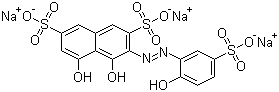 CAS # 3270-25-5, Chrome Blue K, C.I. 16675, Acid Chrome Blue K, 4,5-Dihydroxy-3-[(2-hydroxy-5-sulfophenyl)azo]-2,7-naphthalenedisulfonic acid trisodium salt