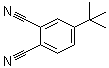 structure of CAS# 32703-80-3, 4-(1,1-Dimethylethyl)-1,2-benzenedicarbonitrile