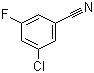 structure of CAS# 327056-73-5, 3-氯-5-氟苯腈