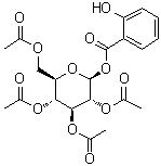 CAS 登录号：32748-59-7, beta-D-吡喃葡萄糖 2,3,4,6-四乙酸酯 1-(2-羟基苯甲酸酯)