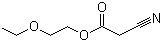 CAS # 32804-77-6, 2-Ethoxyethyl cyanoacetate, 2-Ethoxyethyl 2-cyanoacetate, Cyanoacetic acid 2-ethoxyethyl ester
