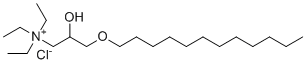 CAS # 32818-34-1, 3-(Dodecyloxy)-N,N,N-triethyl-2-hydroxypropan-1-aminium chloride, (3-dodecoxy-2-hydroxypropyl)-triethylazanium chloride