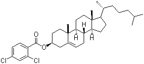 Cholest-5-en-3beta-yl 2,4-dichlorobenzoate molecular structure (CAS 32832-01-2)