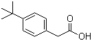structure of CAS# 32857-63-9, (4-叔丁基苯基)乙酸