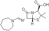 structure of CAS# 32887-01-7, Mecillinam