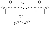 Trimethylolpropane trimethacrylate molecular structure (CAS 3290-92-4)