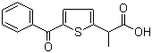 Tiaprofenic acid molecular structure (CAS 33005-95-7)