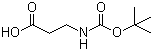 structure of CAS# 3303-84-2, Boc-beta-alanine