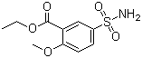 structure of CAS# 33045-53-3, Ethyl 2-methoxy-5-sulfamoylbenzoate
