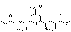 structure of CAS# 330680-46-1, Trimethyl 2,2':6',2"-terpyridine-4,4',4"-tricarboxylate