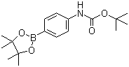 structure of CAS# 330793-01-6, N-Boc-4-氨基苯硼酸频哪醇酯