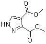 CAS # 33090-46-9, 1H-Pyrazole-3,4-dicarboxylic acid 3,4-dimethyl ester, Dimethyl pyrazole-3,4-dicarboxylate, NSC 108598