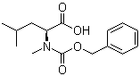 CAS # 33099-08-0, N-Cbz-N-methyl-L-leucine, Cbz-N-Me-Leu-OH, N-Benzyloxycarbonyl-N-methyl-L-leucine