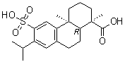 Ecabet molecular structure (CAS 33159-27-2)