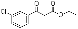 structure of CAS# 33167-21-4, (3-氯苯甲酰)乙酸乙酯
