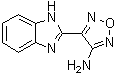 structure of CAS# 332026-86-5, 4-(1H-苯并咪唑-2-基)-1,2,5-恶二唑-3-胺