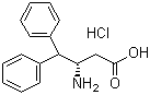 structure of CAS# 332062-01-8, (S)-3-氨基-4,4-二苯基丁酸盐酸盐