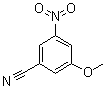 structure of CAS# 33224-19-0, 3-甲氧基-5-硝基苯甲腈
