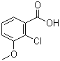 structure of CAS# 33234-36-5, 2-氯-3-甲氧基苯甲酸