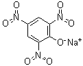structure of CAS# 3324-58-1, 苦味酸钠