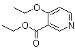 structure of CAS# 33279-63-9, 4-乙氧基-3-吡啶羧酸乙酯
