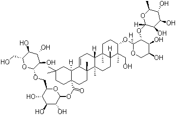 structure of CAS# 33289-85-9, 川续断皂苷 B