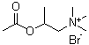 CAS # 333-31-3, Methacholine bromide, O-Acetyl-beta-methylcholine bromide, Trimethyl-beta-acetoxypropylammonium bromide, beta-Methylacetylcholine bromide