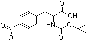 structure of CAS# 33305-77-0, Boc-4-nitro-L-phenylalanine