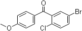 CAS # 333361-49-2, (5-Bromo-2-chlorophenyl)(4-methoxyphenyl)-methanone