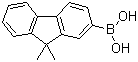 structure of CAS# 333432-28-3, 9,9-二甲基芴-2-硼酸
