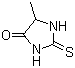 structure of CAS# 33368-94-4, 5-Methyl-2-thioxo-4-imidazolidinone