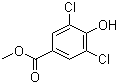 structure of CAS# 3337-59-5, 3,5-二氯-4-羟基苯甲酸甲酯