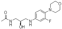 CAS 登录号：333753-67-6, N-[(2R)-3-[[3-氟-4-(4-吗啉基)苯基]氨基]-2-羟基丙基]乙酰胺