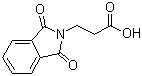 CAS 登录号：3339-73-9, 3-(邻苯二甲酰亚氨基)丙酸