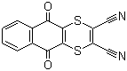 CAS # 3347-22-6, Dithianon, 5,10-Dihydro-5,10-dioxonaphtho(2,3-b)-1,4-dithiin-2,3-dicarbonitrile, 5,10-Dihydro-5,10-dioxonaphtho(2,3-b)-p-dithiin-2,3-dicarbonitrile, Dicyano-1,4-dithia-anthraquinone, Dithiaanthraquinone-2,3-dinitrile