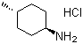 CAS # 33483-65-7, trans-4-Methylcyclohexylamine hydrochloride, 4-methylcyclohexan-1-amine,hydrochloride