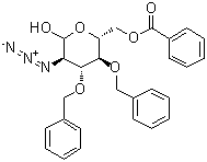 CAS # 334834-33-2, 2-Azido-2-deoxy-3,4-bis-O-(phenylmethyl)-D-glucose 6-benzoate