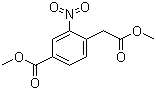 structure of CAS# 334952-07-7, 4-(甲氧基羰基)-2-硝基苯乙酸甲酯