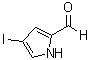 structure of CAS# 33515-62-7, 4-Iodo-1H-pyrrole-2-carboxaldehyde