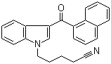 CAS 登录号：335161-19-8, 3-(1-萘基羰基)-1H-吲哚-1-戊腈