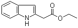 CAS # 33588-64-6, 1H-Indole-2-acetic acid ethyl ester, Ethyl 2-(1H-indol-2-yl)acetate, Ethyl 2-indoleacetate, Indol-2-ylacetic acid ethyl ester