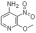 structure of CAS# 33623-16-4, 4-氨基-2-甲氧基-3-硝基吡啶