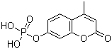 structure of CAS# 3368-04-5, 4-Methylumbelliferyl phosphate