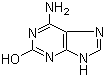 2-Hydroxy-6-aminopurine molecular structure (CAS 3373-53-3)