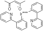 CAS 登录号：337526-85-9, 乙酰丙酮酸二(2-苯基吡啶)铱