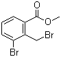 structure of CAS# 337536-14-8, Methyl 3-bromo-2-bromomethylbenzoate