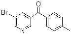 structure of CAS# 337932-29-3, (5-溴-3-吡啶基)(4-甲基苯基)甲酮