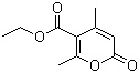 Ethyl isodehydroacetate molecular structure (CAS 3385-34-0)